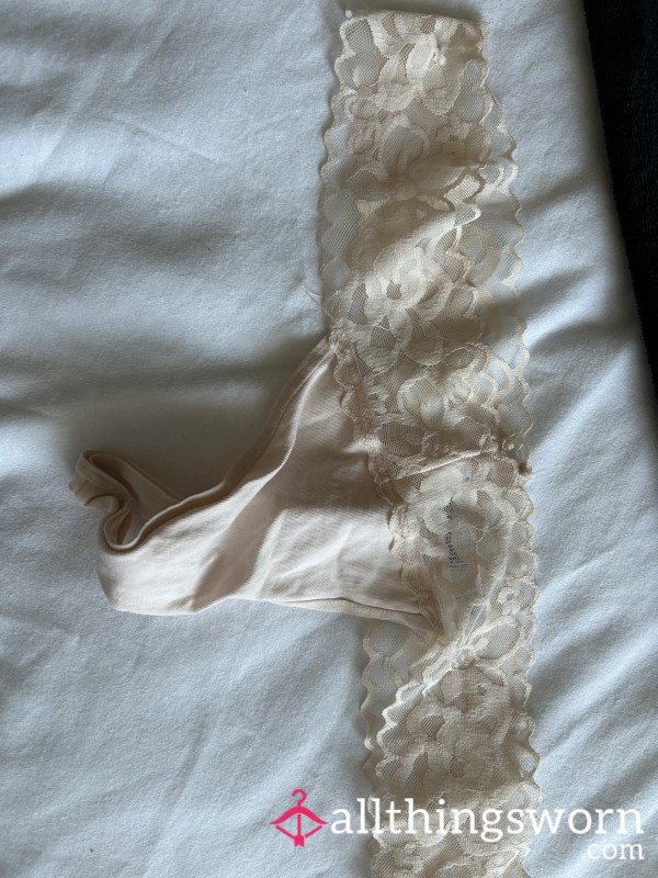Cream Thong