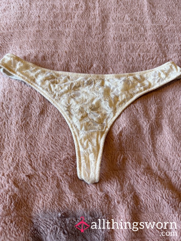 Cream Thong