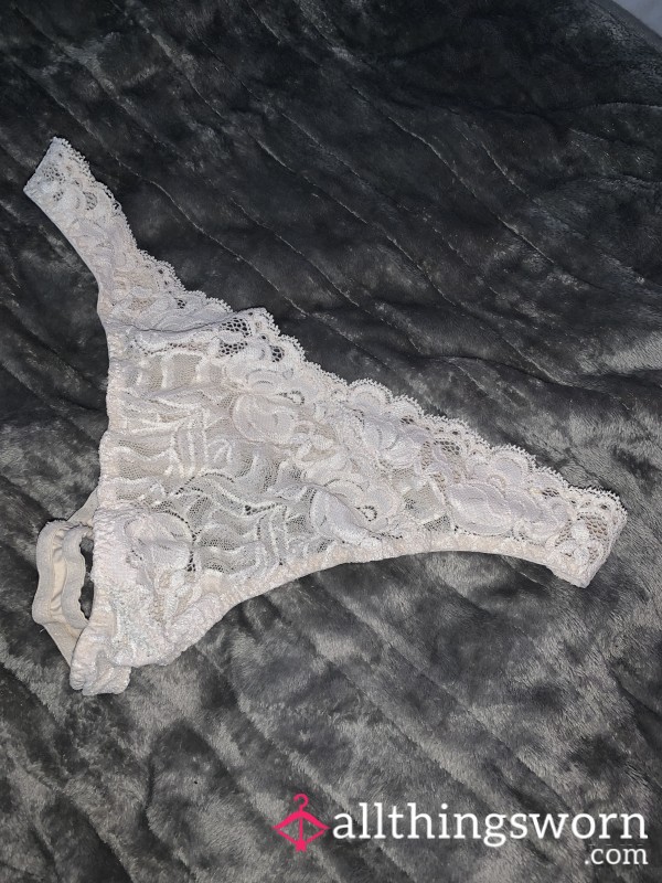 Cream Thong - You Decide The Wear And C*m  🤪