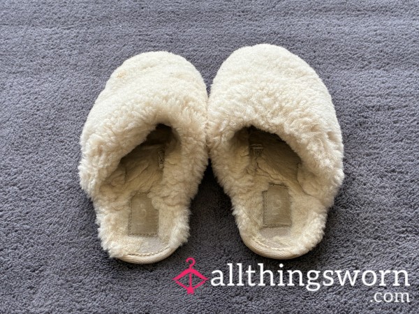 *SOLD* Cream Ugg Slippers