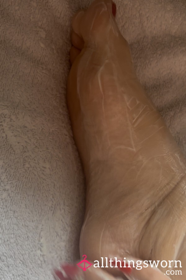 Creaming My Cute Little Foot.