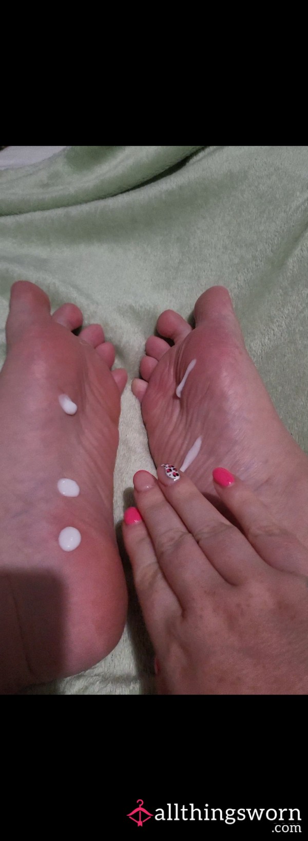 Creaming My Feet