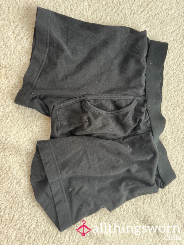 Creamy Black Underwear