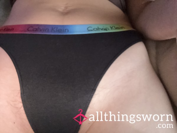 Creamy Calvin Klein Thong😋 Worn For 48 Hours