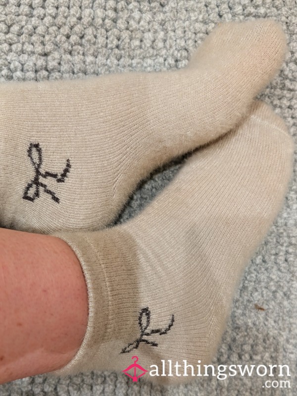 Creamy Coffee Colour Socks