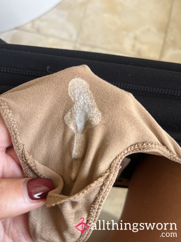 Creamy Cotton Thongs