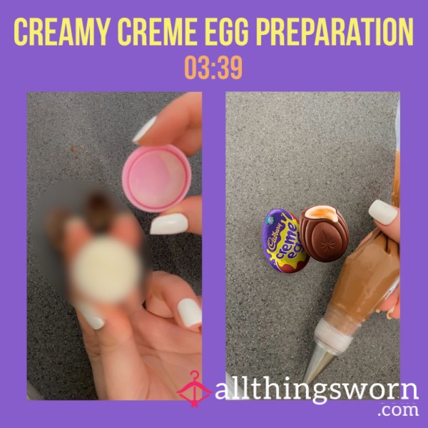 Creamy Creme Egg Preparation🐣