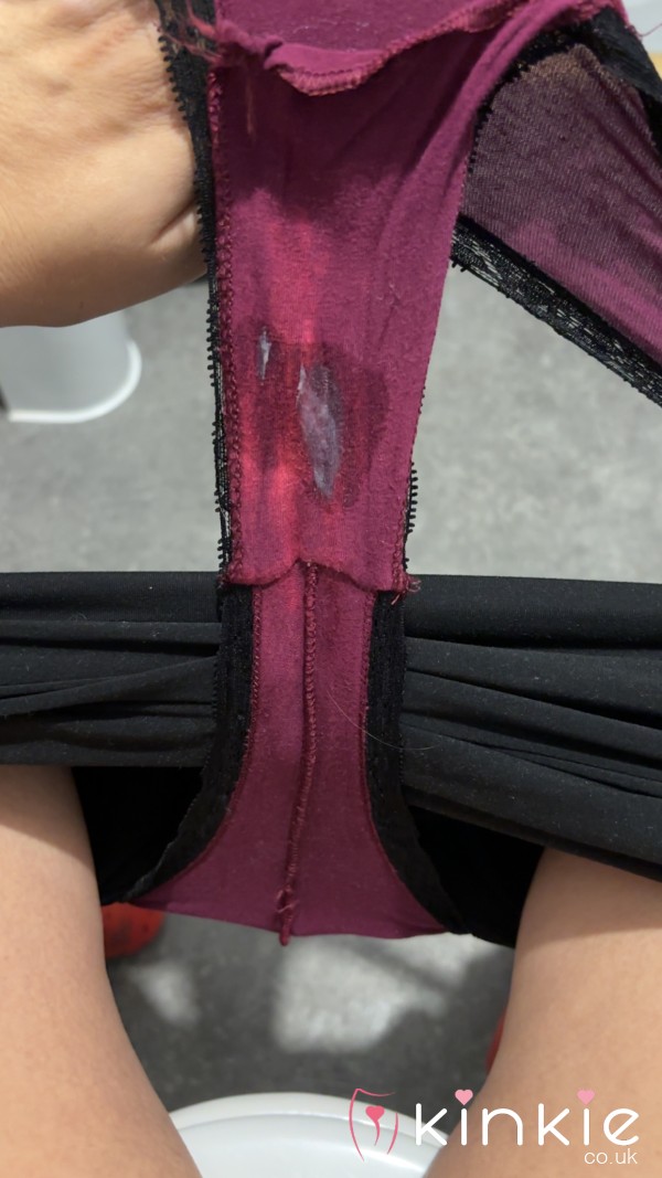 Creamy Gusset Brazilian Thong ❤️🍑