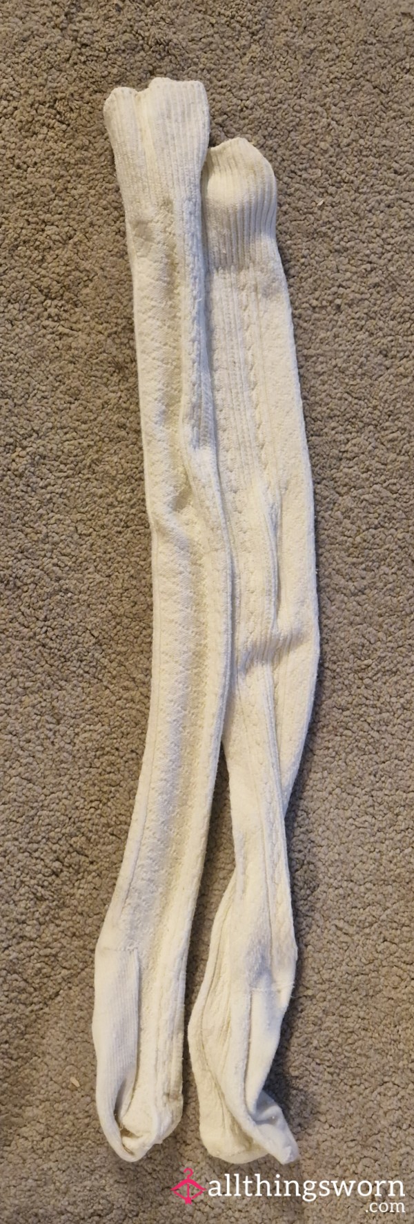 Creamy Over-the-Knee Socks – Soft, Sweet & Seductively Worn