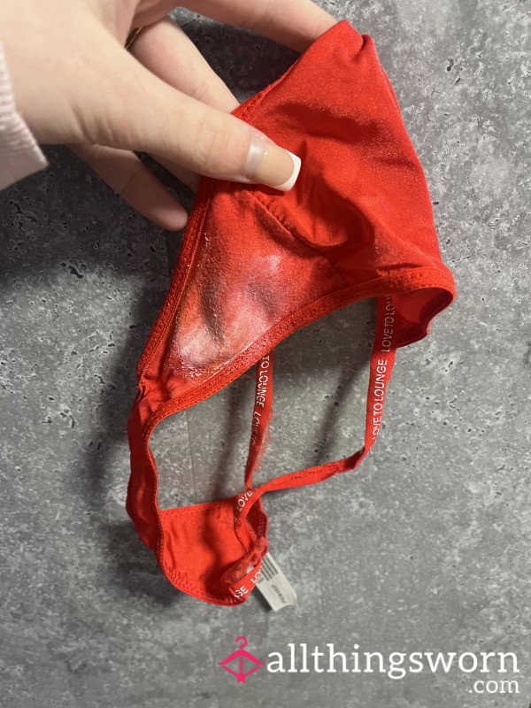 Creamy, Ovulation, Red Thongs❤️