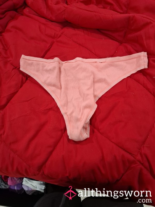 Creamy Peach Thong