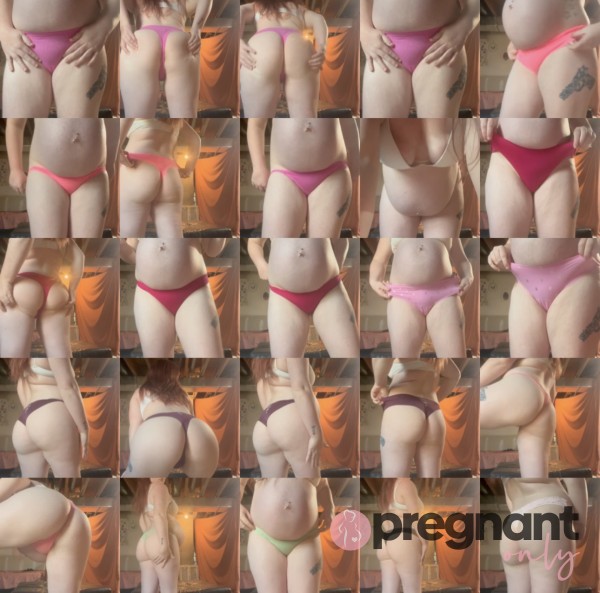 Creamy Pregnant Panties