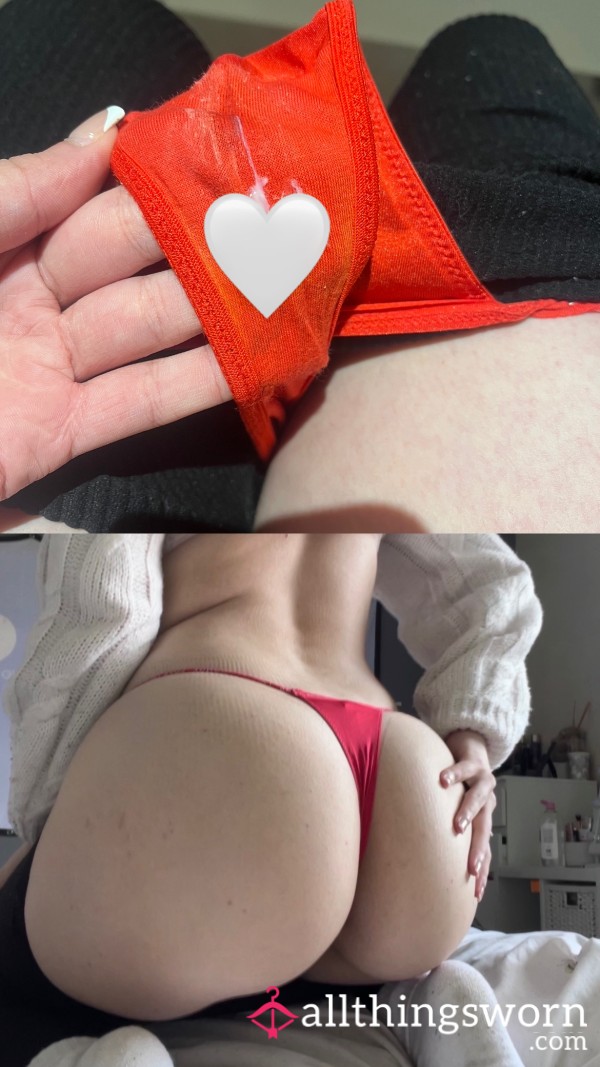 Creamy Red Thong❤️