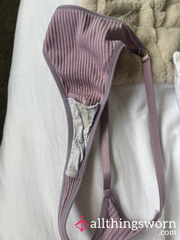 Creamy Sweaty Thong