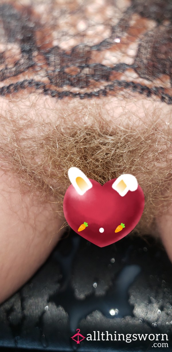 Creamy Wet Hairy Pu**y Play