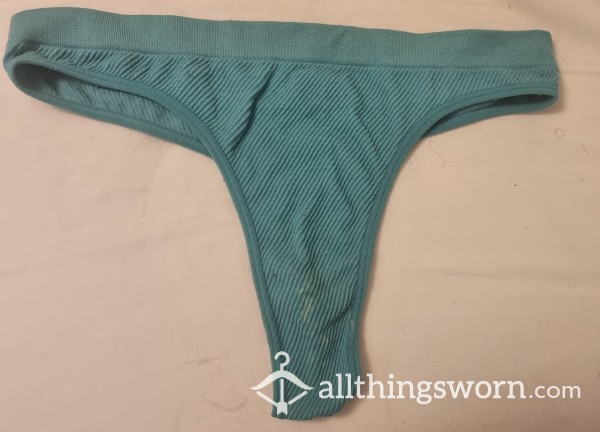 Creamy Worn Thong
