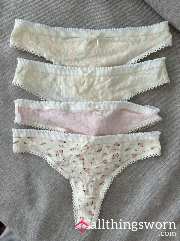 Creamyy Cotton Panties  (EACH PANTY SOLD SEPARATELY)
