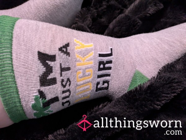 Crew Cut Lucky Girl St. Patrick's Socks