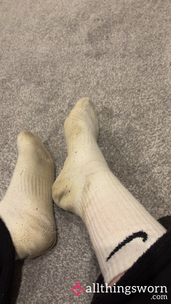 Crew White Nike Socks