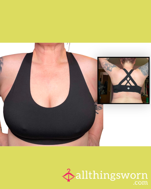 💪 Criss-Cross Back Medium Support Sports Bra – Size Large