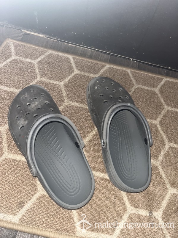 Worn Grey Crocs, Long-Term Daily Use