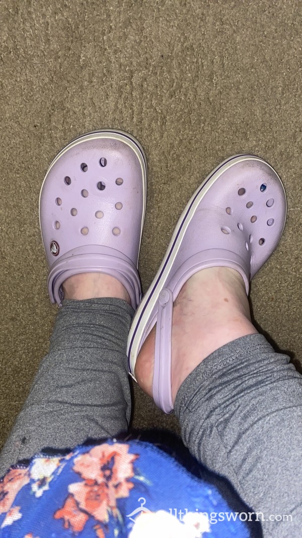 SOLD : Smelly, Sweat-Soaked Crocs: The Ultimate Foot Scent Experience