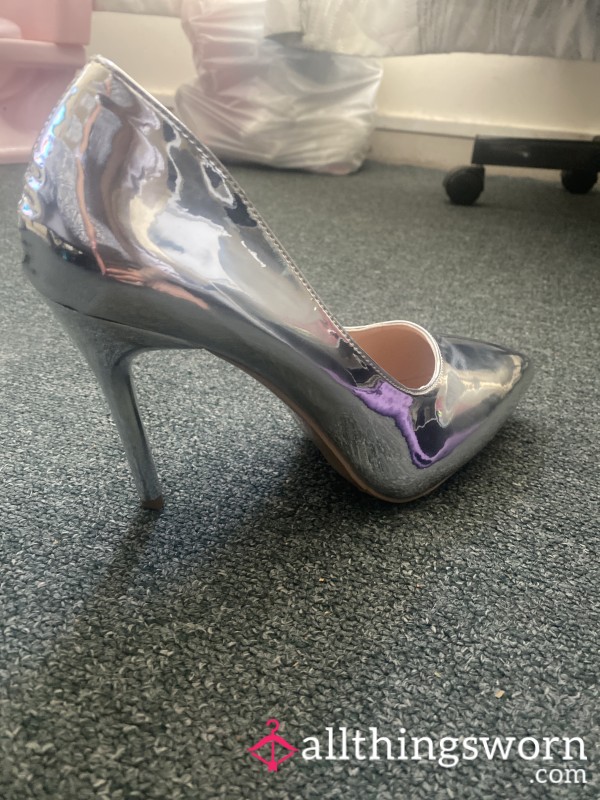 Crome Silver Heels