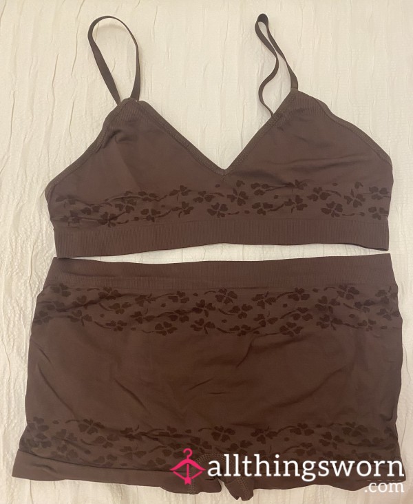 Bralet And Booty Shorts