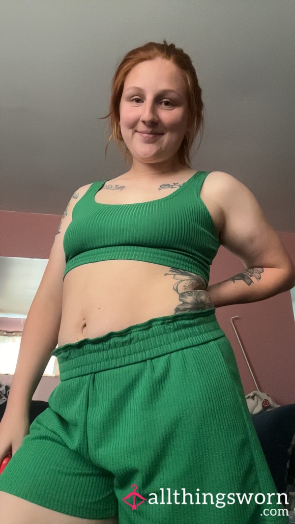 Crop Top And Short Set