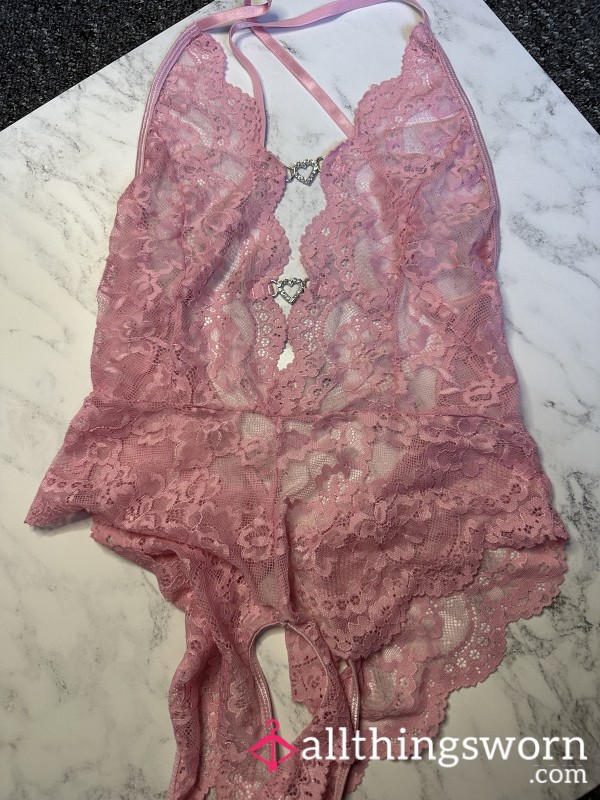 Crotchless Bodysuit - Worn For 24 Hours