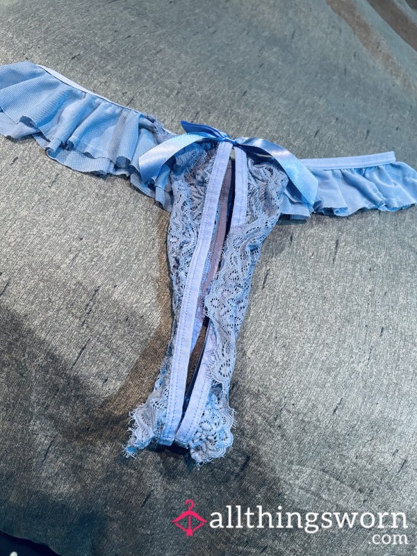 Crotchless Frilly Girl Panties