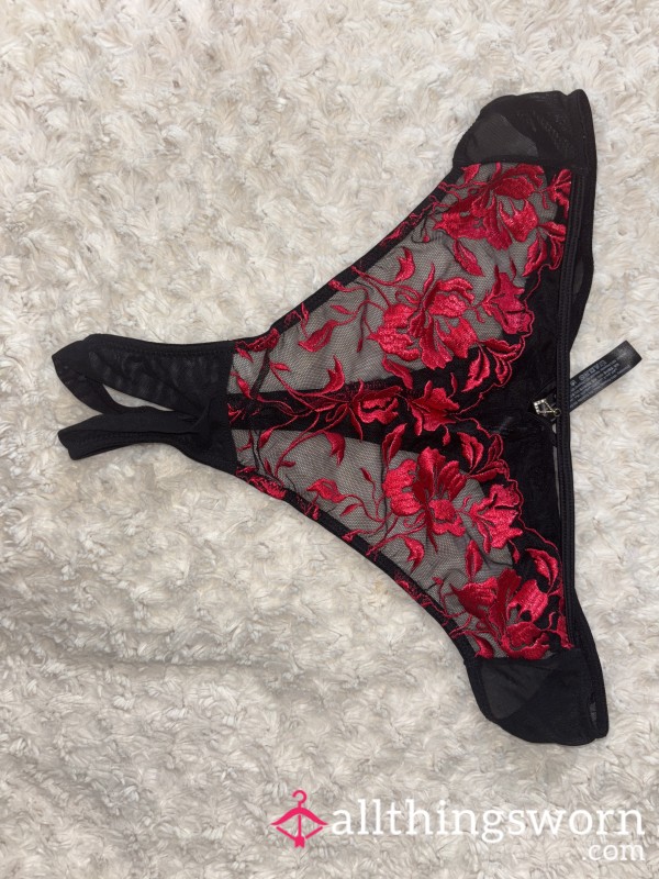 Crotchless Lace Panties