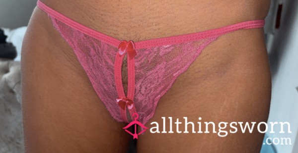 🎀 Crotchless Pink Thong – Sweet, S**y, And A Little Bit Naughty