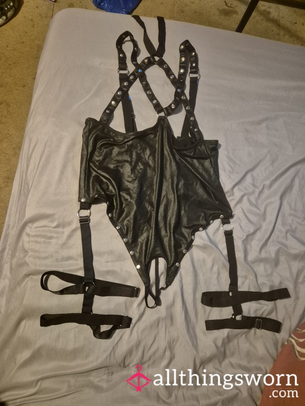 Crotchless Pvc Body Suit