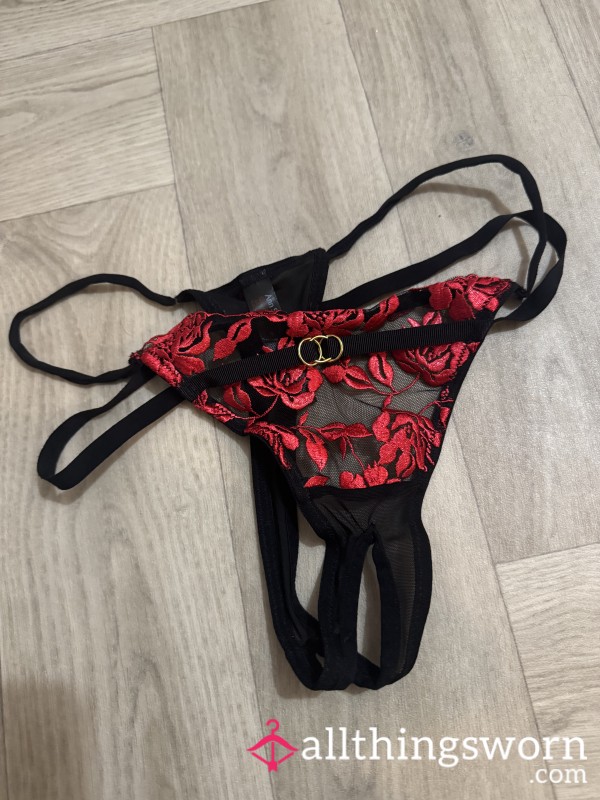 Crotchless Thong
