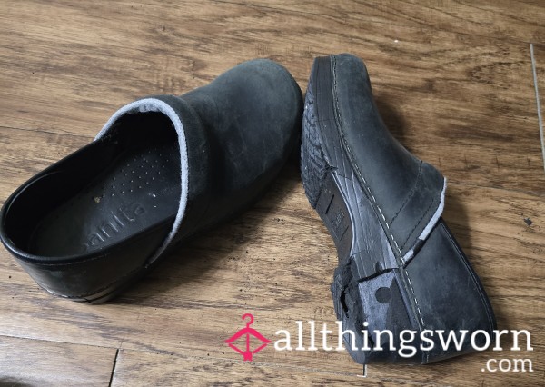 Crumbling Dansko Nurse Clogs Completey Trashed!!!