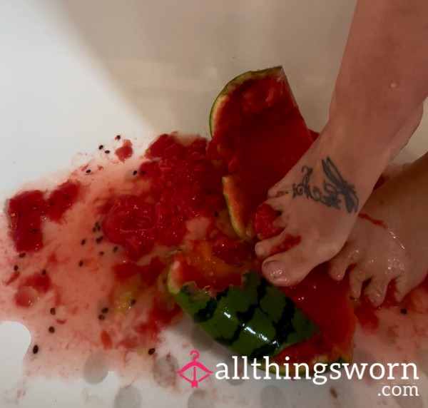 Crush A Watermelon With My Feet!