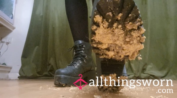 Crushing Crunches Under My Boots