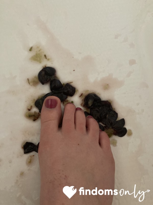 Crushing Food Feet Pics