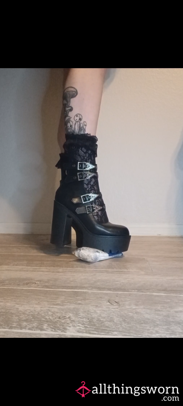 Crushing Food In Different Heels