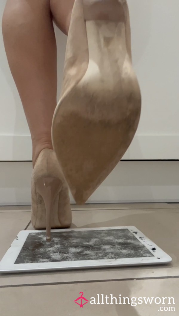 Crushing In Nude Heels
