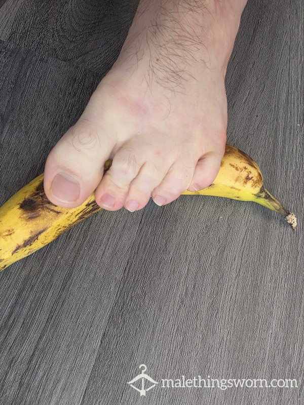Food Play Crushing Under Foot