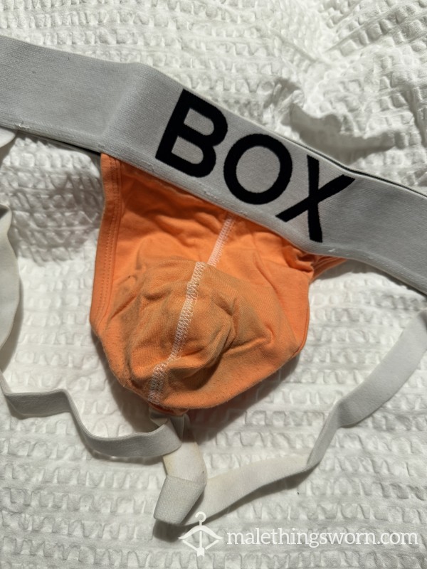 CRUSTY ORANGE BOX JOCK