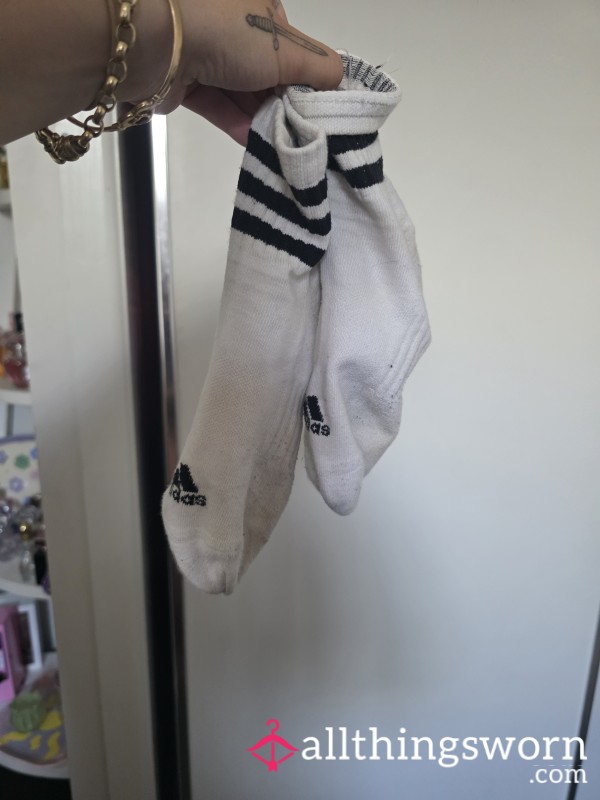 Crusty, Sweaty & Salty ADIDAS Socks 💦🧦