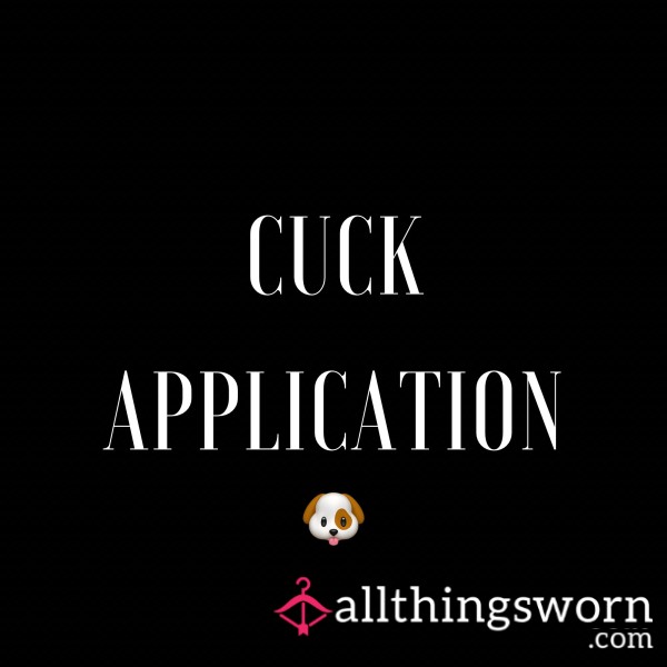 Cuck Application 🐾