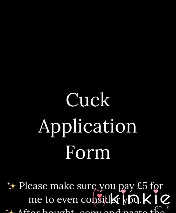 ✨ Cuck Application Form ✨