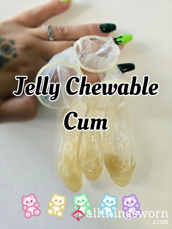 Yello Jello 💛 Cuck Chewable C*m Jelly Gelatine Spunk 💦