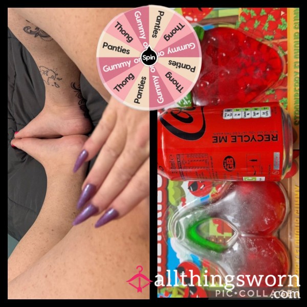Cuck Luck Wheel Day Worn Gummy Will They Come With Knickers Or Not?