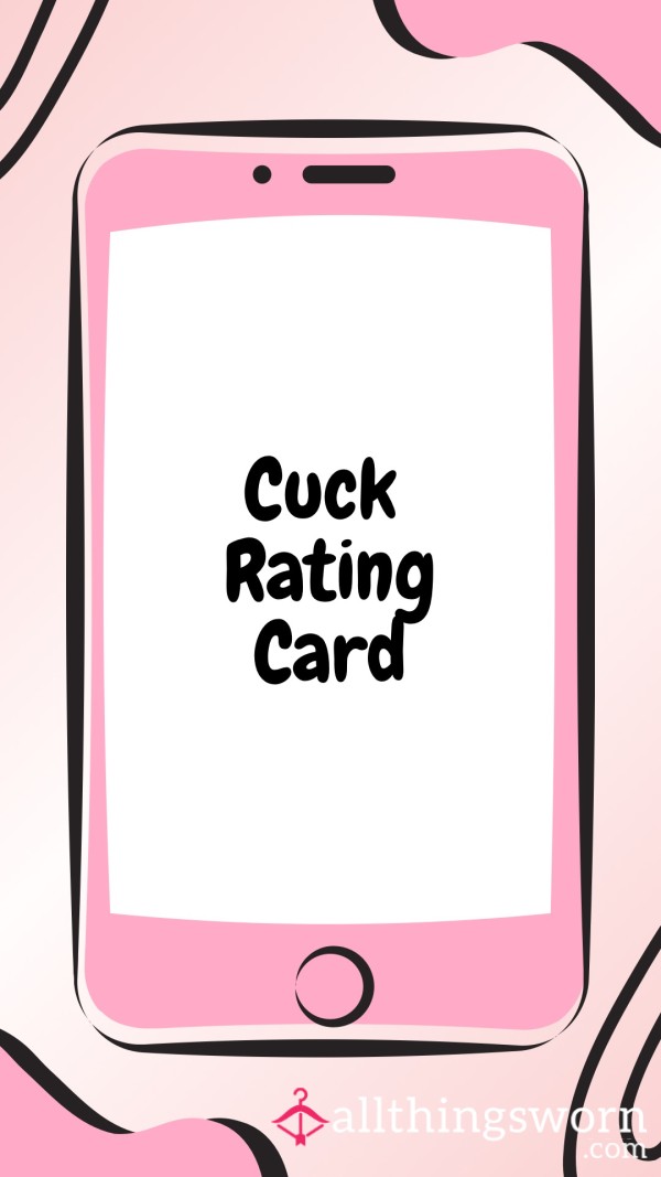 Cuck Rating Card 😈
