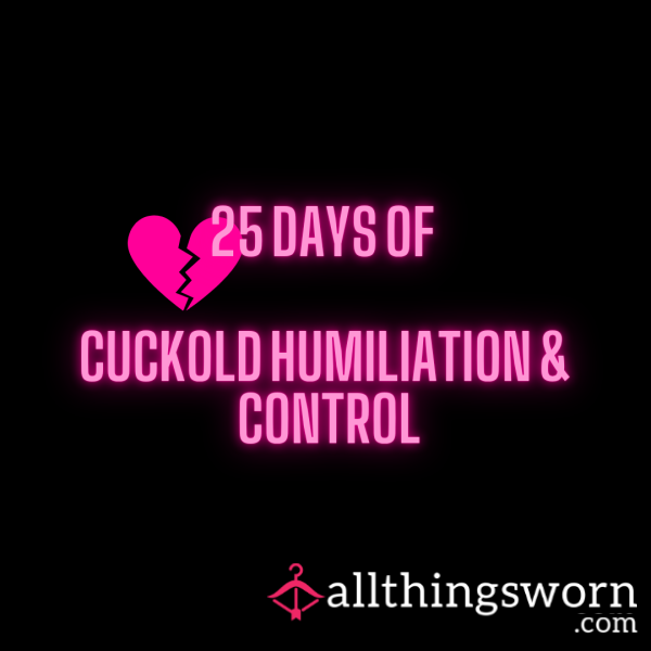 Cuckold Advent Calendar 2025 | 25 Days of SPH & Humiliation | Worn Panty + s** Tape